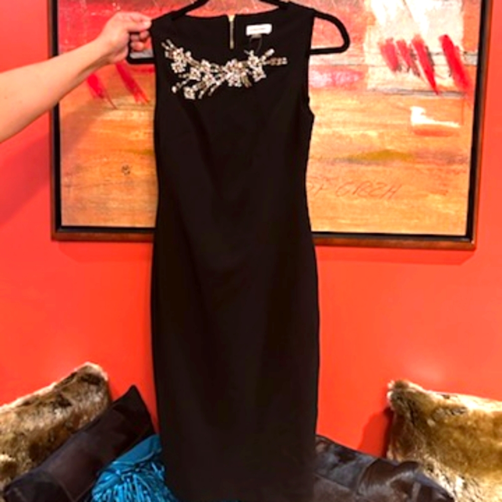 Little Black Dress with rhinestone ebellishment